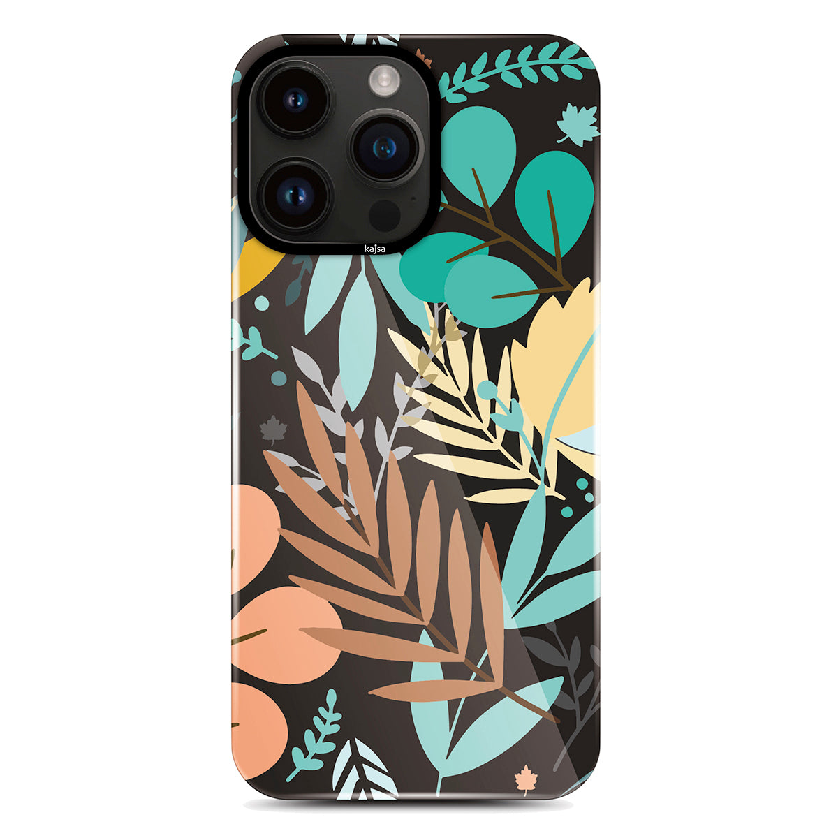 iPhone 14 Pro Max Kılıf HD Desenli Kajsa Shield Plus Flower Graphic Serisi Kapak