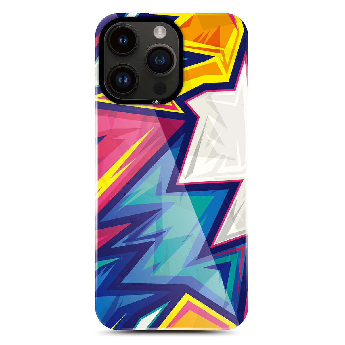 iPhone 14 Pro Max Kılıf HD Desenli Kajsa Shield Plus Grafiti Serisi Kapak