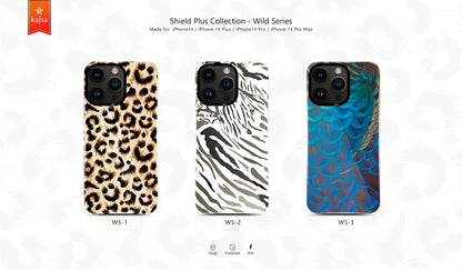 iPhone 14 Pro Max Kılıf HD Desenli Kajsa Shield Plus Wild Serisi Kapak