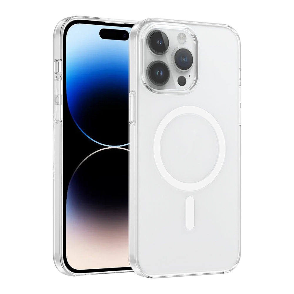 Apple iPhone 14 Pro Max Kılıf IC Çipli Zore Wireless Şarj Özellikli Şeffaf Orjin Kapak