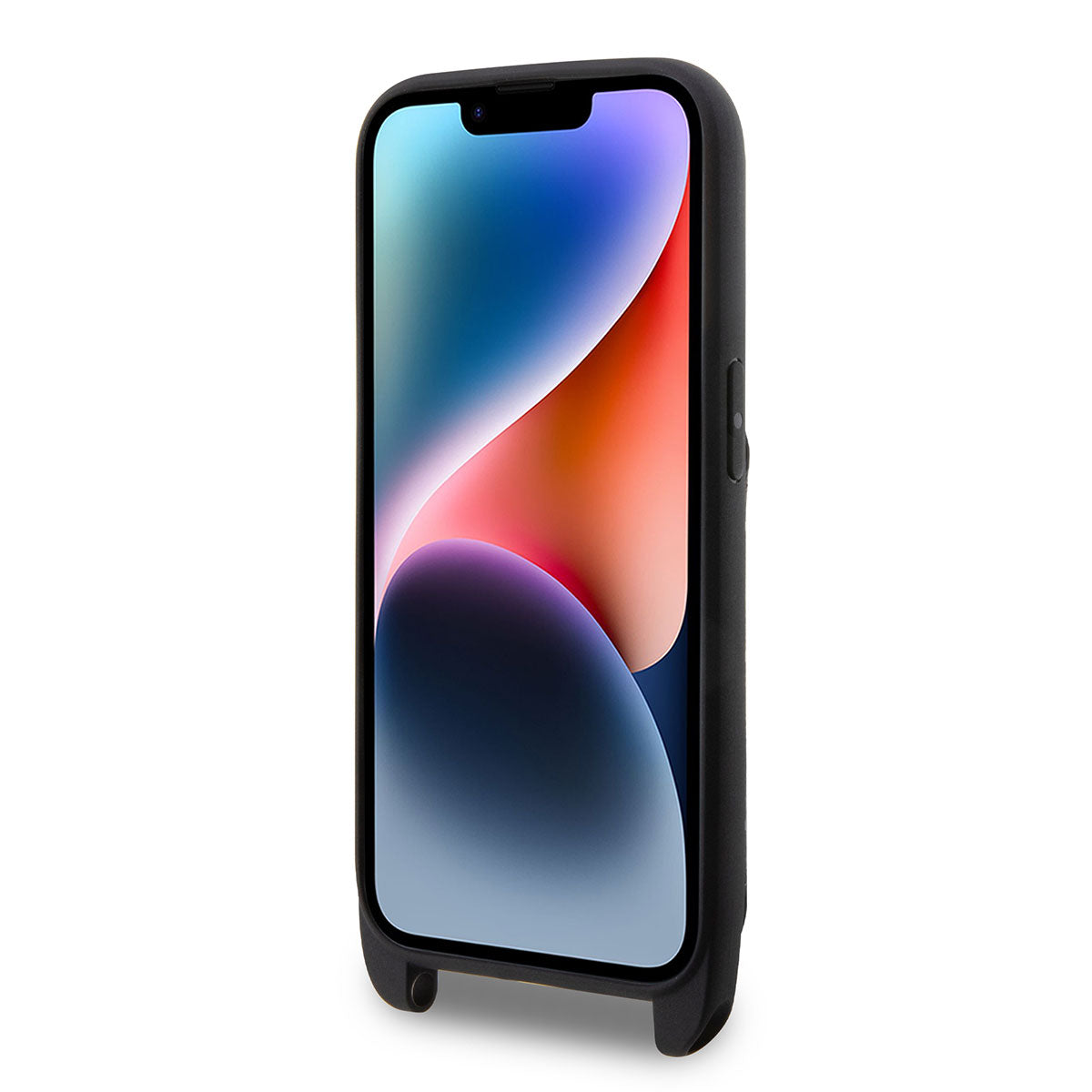 iPhone 14 Pro Max Kılıf Karl Lagerfeld Boyun Askılı Kartlıklı Karl Dizayn Kapak