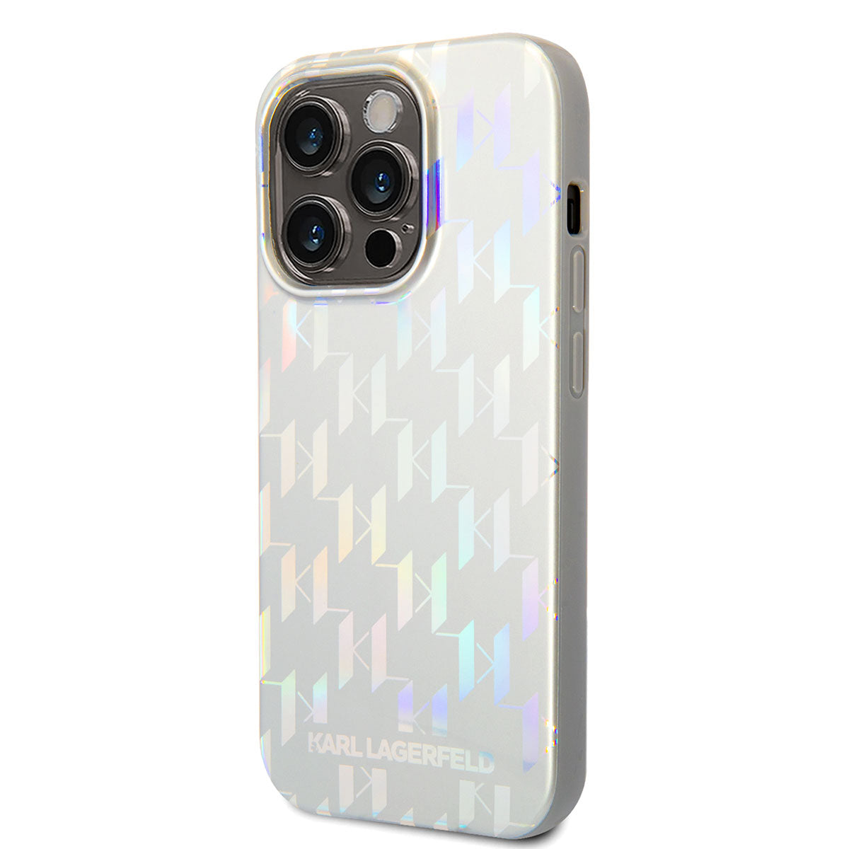iPhone 14 Pro Max Kılıf Karl Lagerfeld Hologram Dizayn Kapak