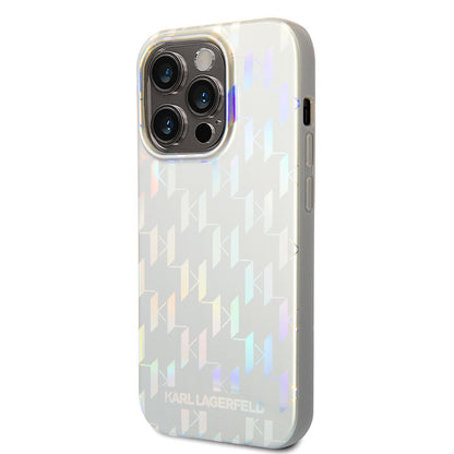 iPhone 14 Pro Max Kılıf Karl Lagerfeld Hologram Dizayn Kapak