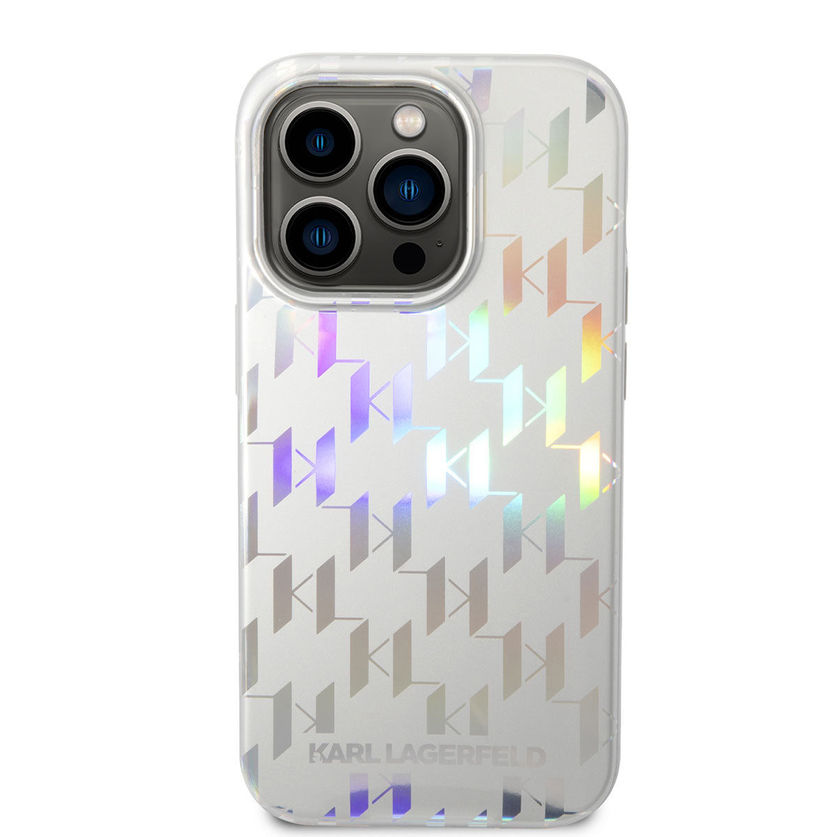 iPhone 14 Pro Max Kılıf Karl Lagerfeld Hologram Dizayn Kapak
