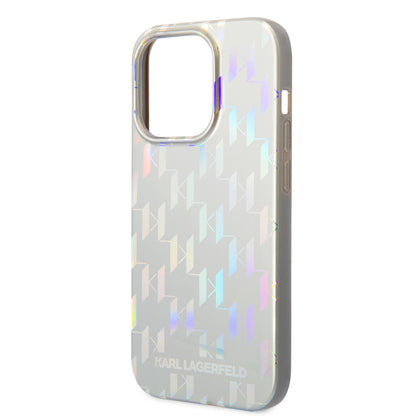 iPhone 14 Pro Max Kılıf Karl Lagerfeld Hologram Dizayn Kapak