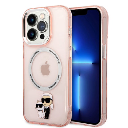 iPhone 14 Pro Max Kılıf Karl Lagerfeld M-safe Şarj Özellikli K&C Dizayn Kapak
