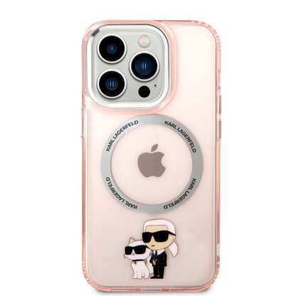 iPhone 14 Pro Max Kılıf Karl Lagerfeld M-safe Şarj Özellikli K&C Dizayn Kapak