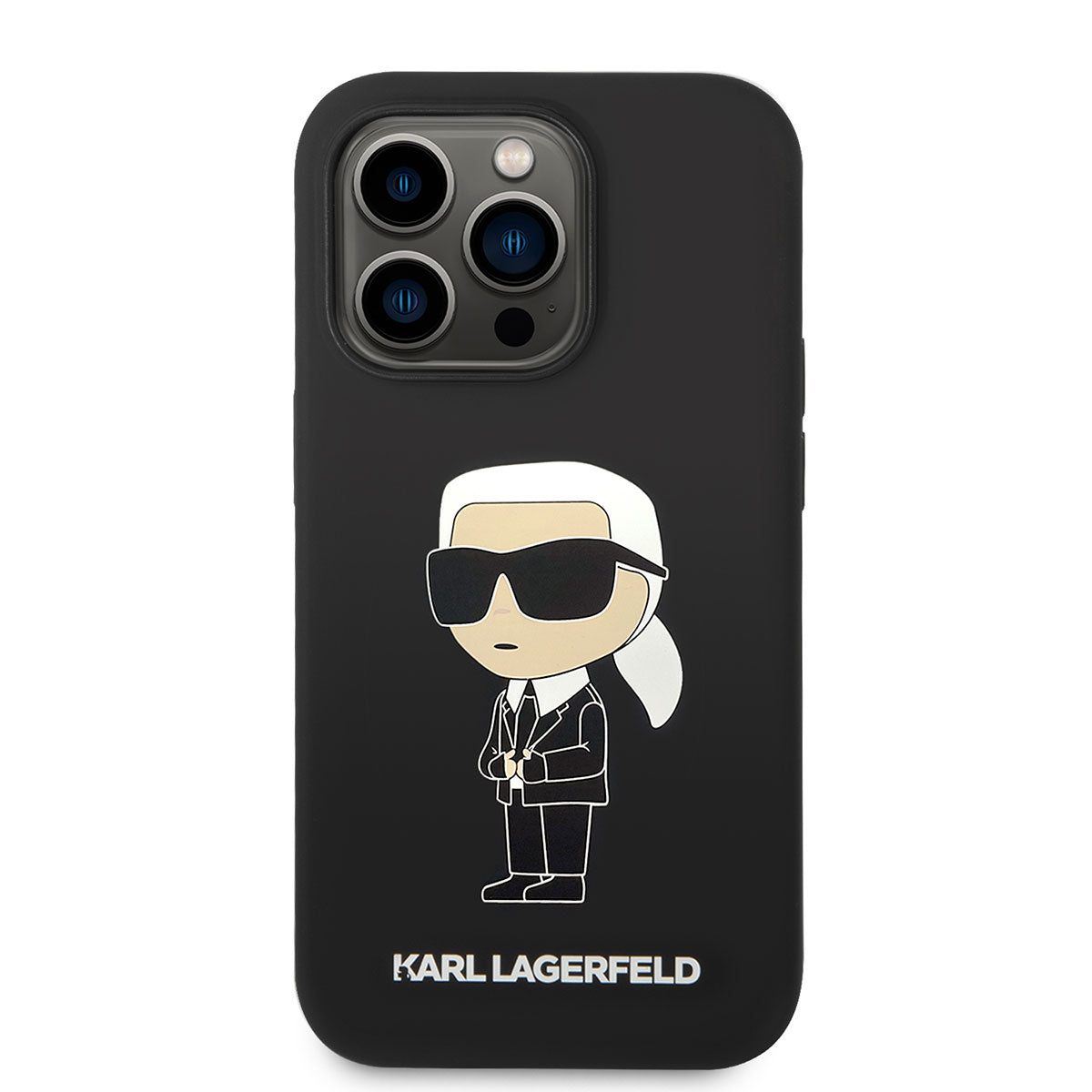 iPhone 14 Pro Max Kılıf Karl Lagerfeld M-safe Şarj Özellikli Silikon Karl Dizayn Kapak