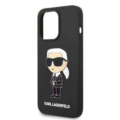 iPhone 14 Pro Max Kılıf Karl Lagerfeld M-safe Şarj Özellikli Silikon Karl Dizayn Kapak