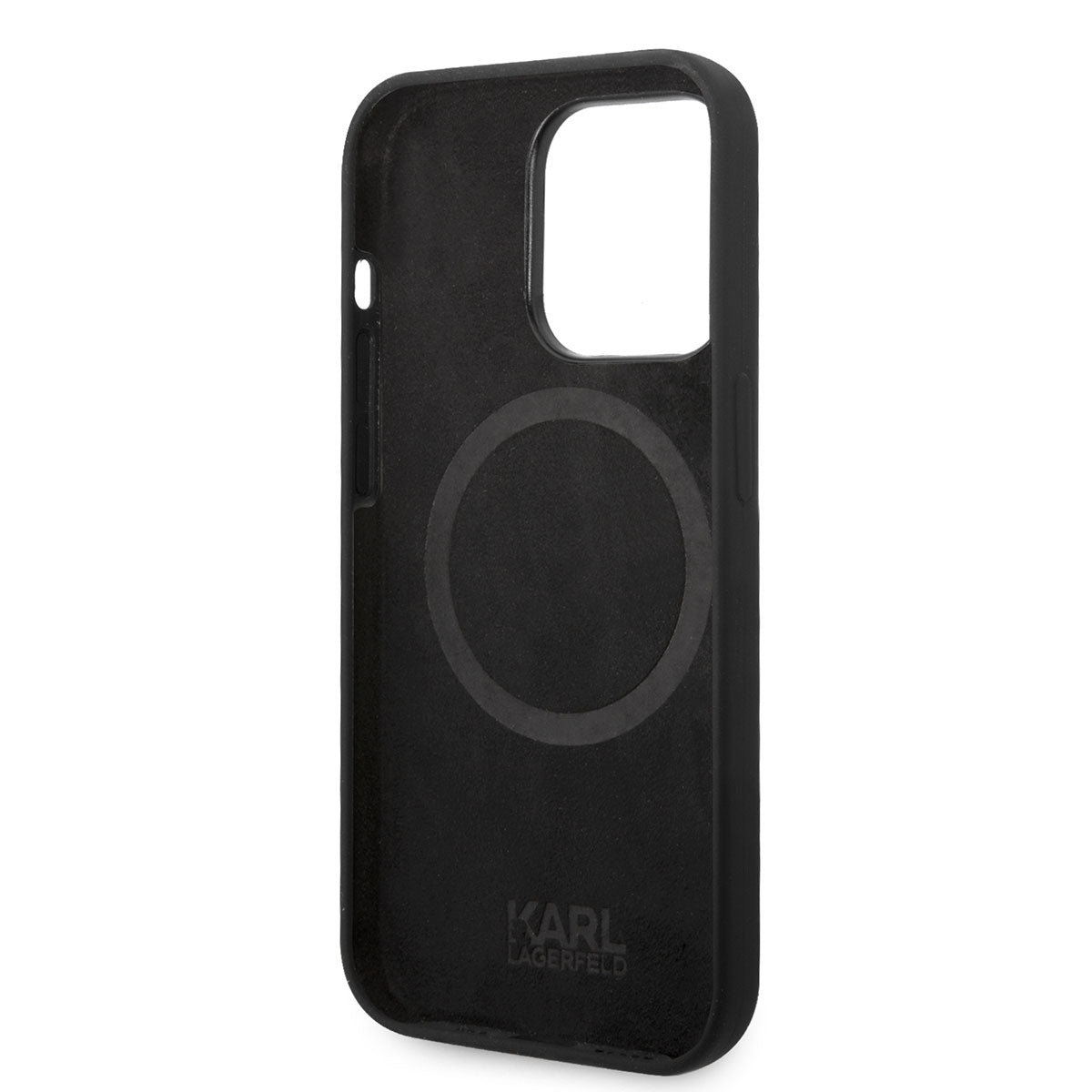 iPhone 14 Pro Max Kılıf Karl Lagerfeld M-safe Şarj Özellikli Silikon Karl Dizayn Kapak