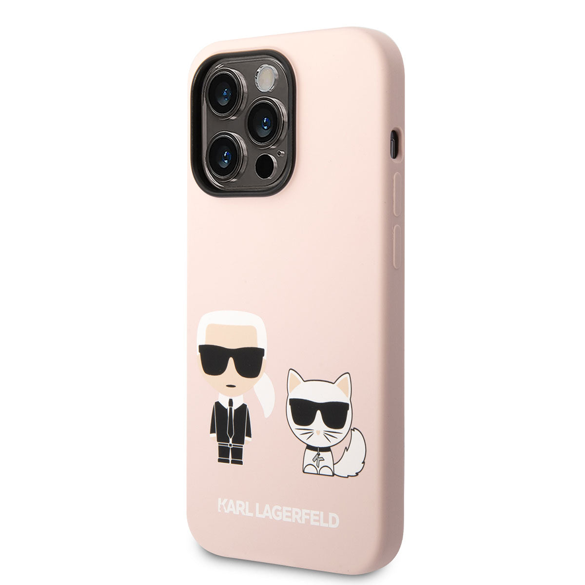 iPhone 14 Pro Max Kılıf Karl Lagerfeld M-safe Şarj Özellikli Silikon K&C Dizayn Kapak