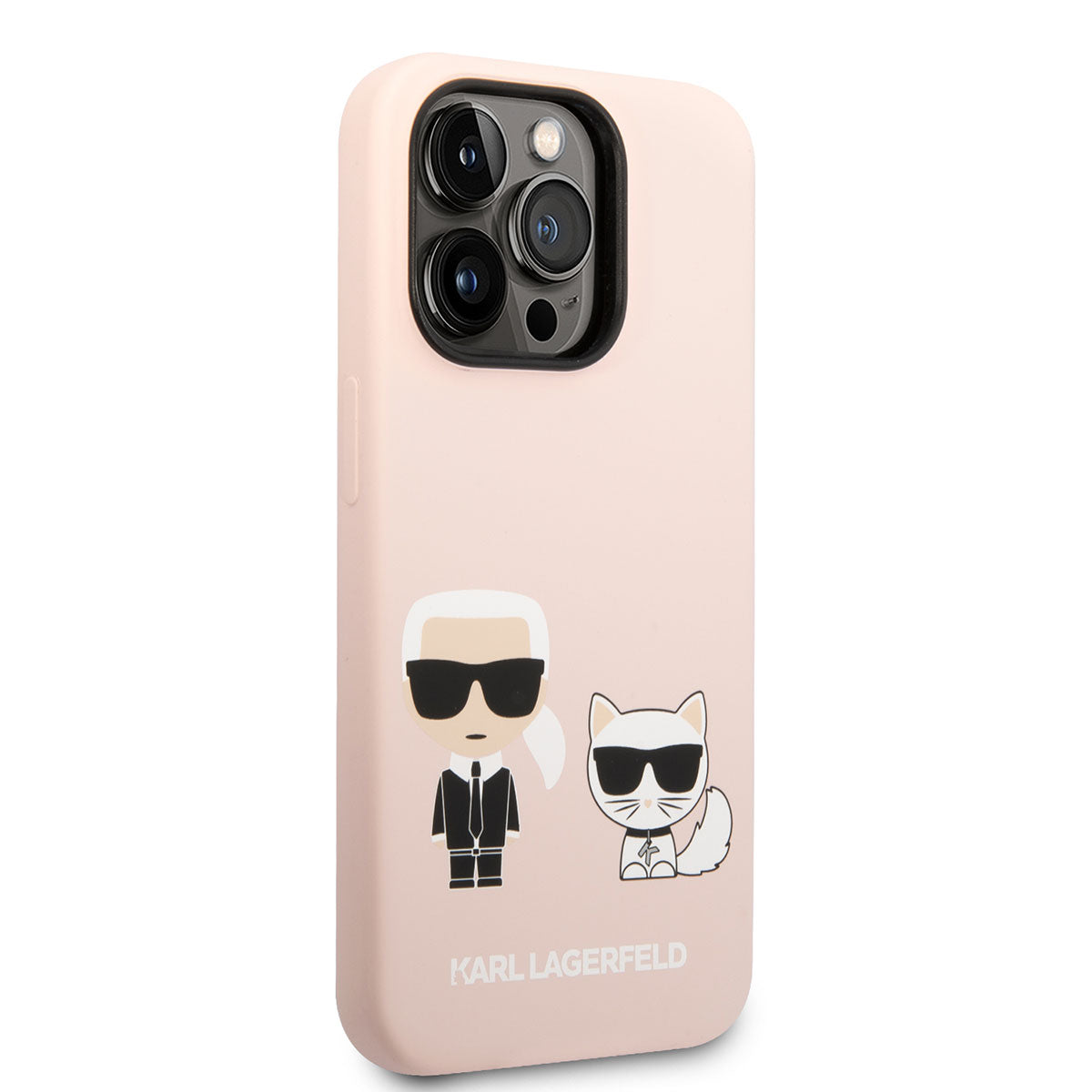 iPhone 14 Pro Max Kılıf Karl Lagerfeld M-safe Şarj Özellikli Silikon K&C Dizayn Kapak