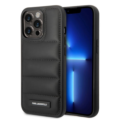 iPhone 14 Pro Max Kılıf Karl Lagerfeld Nylon Puffy Airbag Dizayn Kapak
