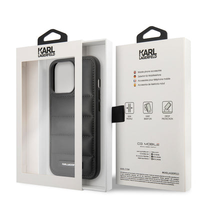 iPhone 14 Pro Max Kılıf Karl Lagerfeld Nylon Puffy Airbag Dizayn Kapak