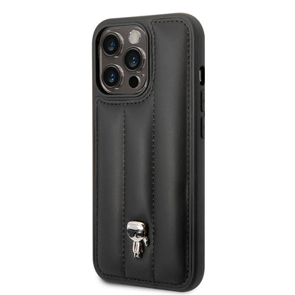 iPhone 14 Pro Max Kılıf Karl Lagerfeld Nylon Puffy Airbag Karl Dizayn Kapak