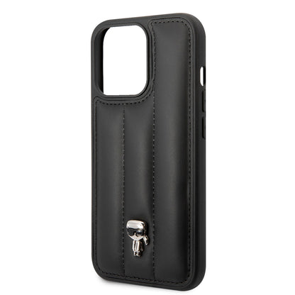 iPhone 14 Pro Max Kılıf Karl Lagerfeld Nylon Puffy Airbag Karl Dizayn Kapak