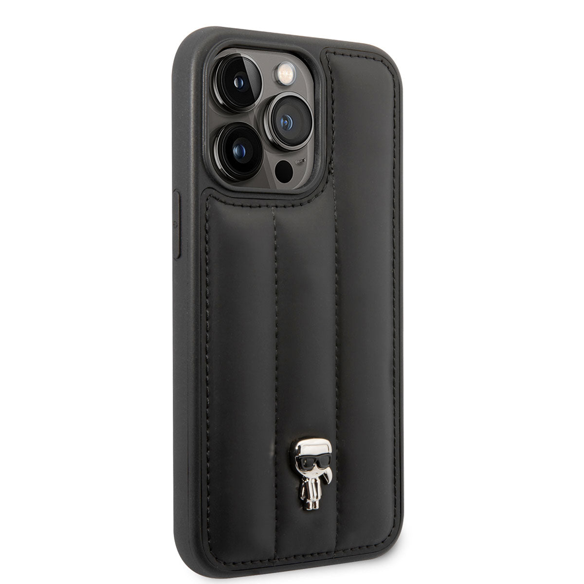 iPhone 14 Pro Max Kılıf Karl Lagerfeld Nylon Puffy Airbag Karl Dizayn Kapak