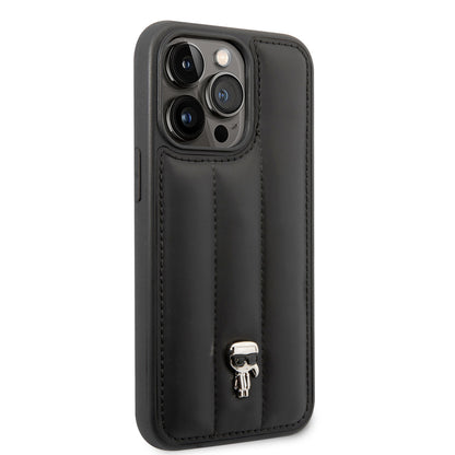 iPhone 14 Pro Max Kılıf Karl Lagerfeld Nylon Puffy Airbag Karl Dizayn Kapak