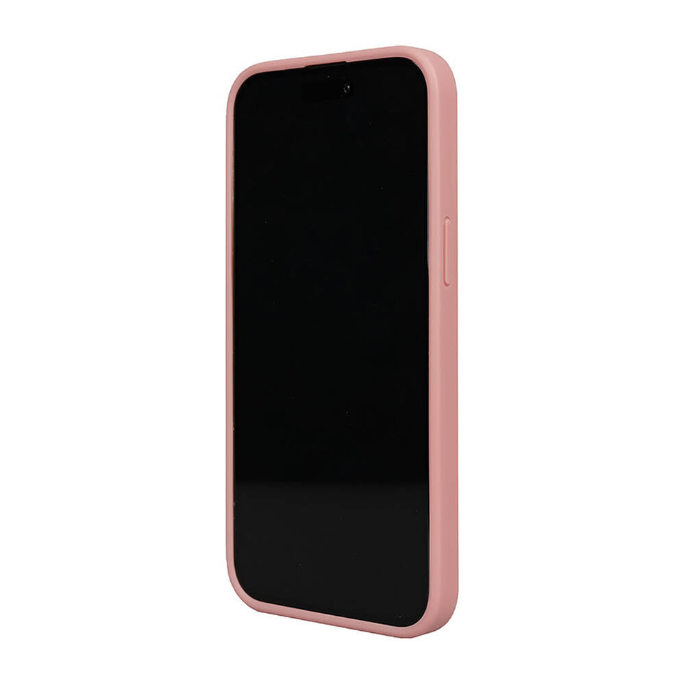 iPhone 14 Pro Max Kılıf Karl Lagerfeld Orjinal Lisanslı 3D KL Yazılı Tüylü Arka Yüzey Saffiano Rhinestones Kapak
