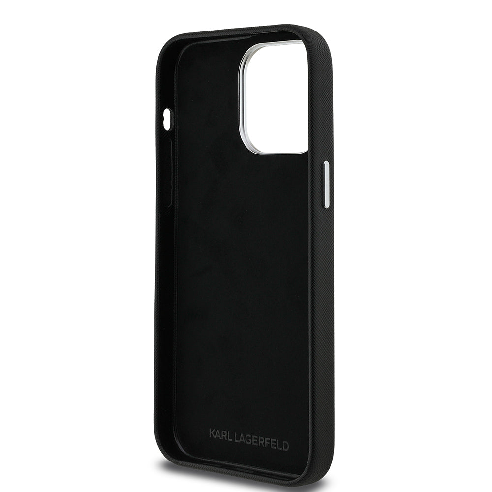 iPhone 14 Pro Max Kılıf Karl Lagerfeld Orjinal Lisanslı K&C Heads Pin Kapak