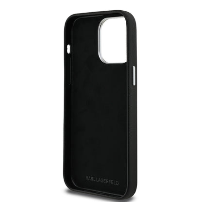 iPhone 14 Pro Max Kılıf Karl Lagerfeld Orjinal Lisanslı K&C Heads Pin Kapak