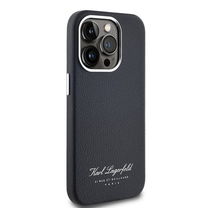 iPhone 14 Pro Max Kılıf Karl Lagerfeld Orjinal Lisanslı KL Yazılı Hotel Kapak