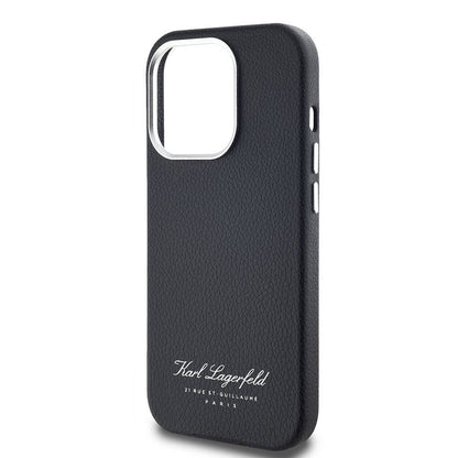 iPhone 14 Pro Max Kılıf Karl Lagerfeld Orjinal Lisanslı KL Yazılı Hotel Kapak