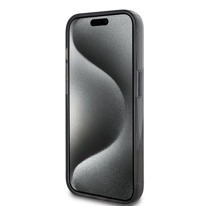 iPhone 14 Pro Max Kılıf Karl Lagerfeld Orjinal Lisanslı Simli KL Yazılı Monogram Gradıent Kapak