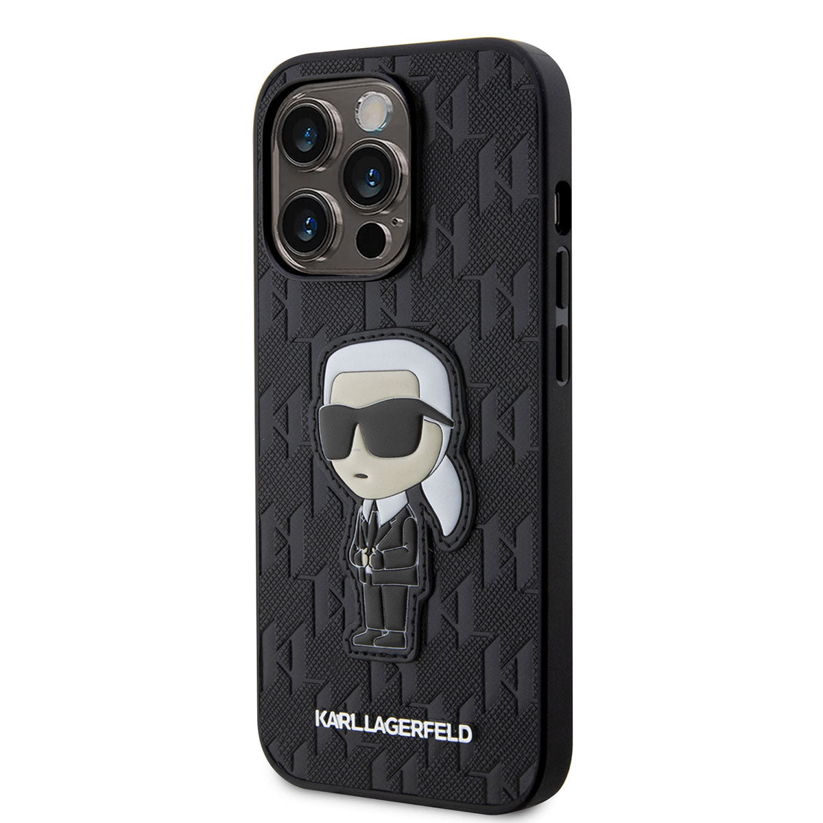 iPhone 14 Pro Max Kılıf Karl Lagerfeld Saffiano Deri Karl Dizayn Kapak