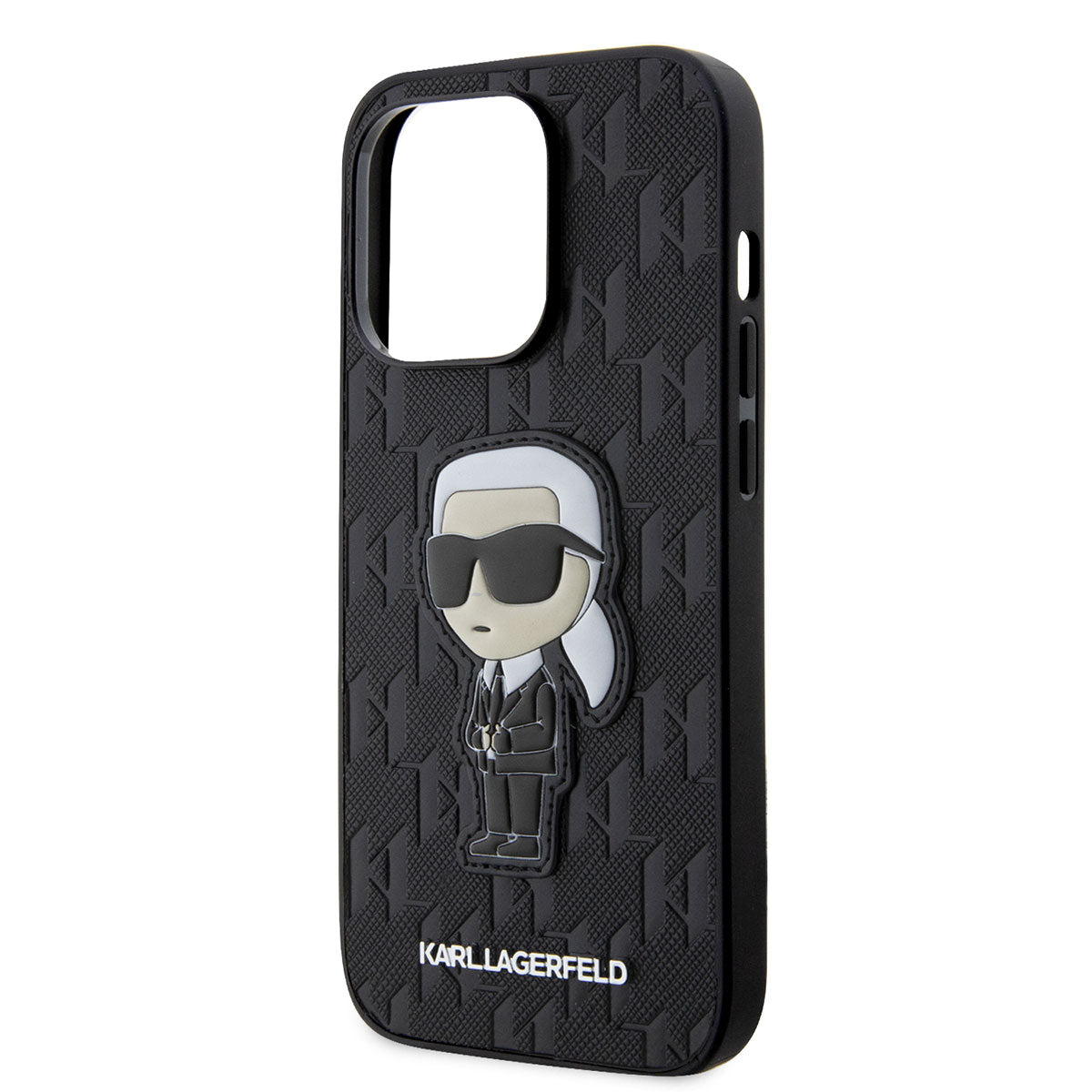 iPhone 14 Pro Max Kılıf Karl Lagerfeld Saffiano Deri Karl Dizayn Kapak