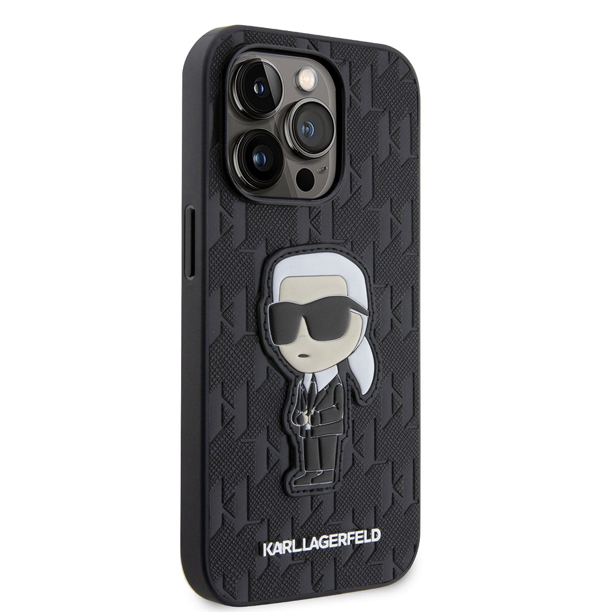 iPhone 14 Pro Max Kılıf Karl Lagerfeld Saffiano Deri Karl Dizayn Kapak