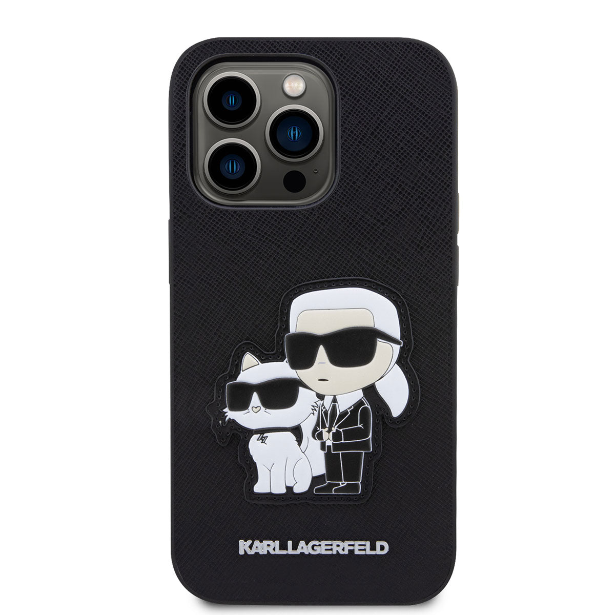iPhone 14 Pro Max Kılıf Karl Lagerfeld Saffiano Deri K&C Dizayn Kapak
