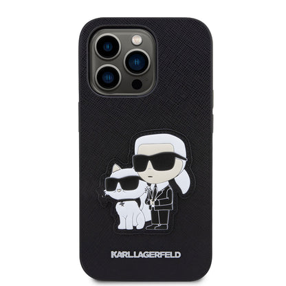 iPhone 14 Pro Max Kılıf Karl Lagerfeld Saffiano Deri K&C Dizayn Kapak