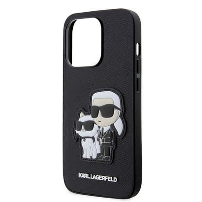 iPhone 14 Pro Max Kılıf Karl Lagerfeld Saffiano Deri K&C Dizayn Kapak
