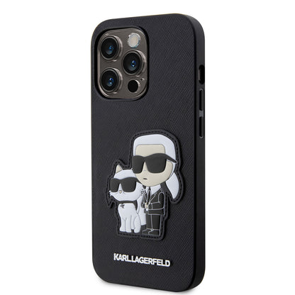 iPhone 14 Pro Max Kılıf Karl Lagerfeld Saffiano Deri K&C Dizayn Kapak