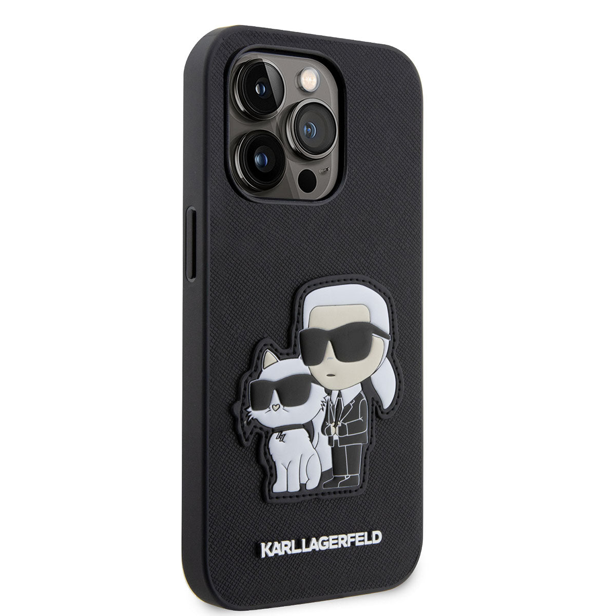 iPhone 14 Pro Max Kılıf Karl Lagerfeld Saffiano Deri K&C Dizayn Kapak