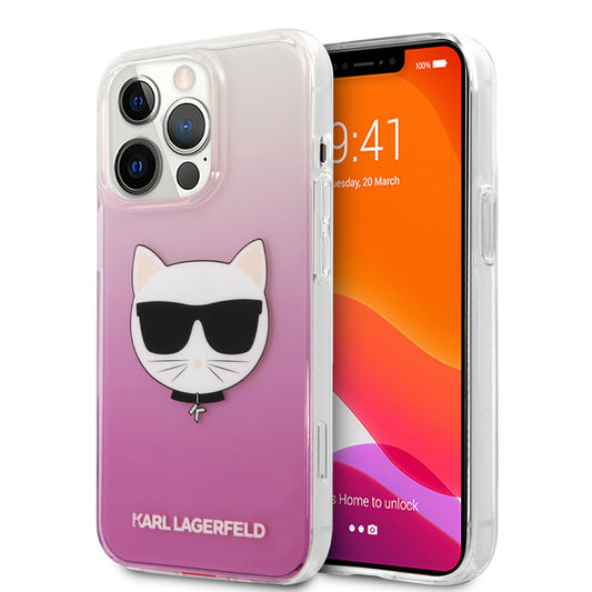 iPhone 14 Pro Max Kılıf Karl Lagerfeld Sert TPU Choupette Dizayn Kapak