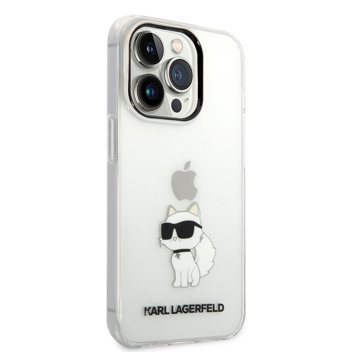 iPhone 14 Pro Max Kılıf Karl Lagerfeld Transparan Choupette Dizayn Kapak
