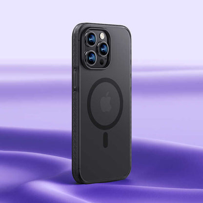 iPhone 14 Pro Max Kılıf Kenarları Silikon Airbagli Mat Arka Yüzey Benks Icesand Kapak