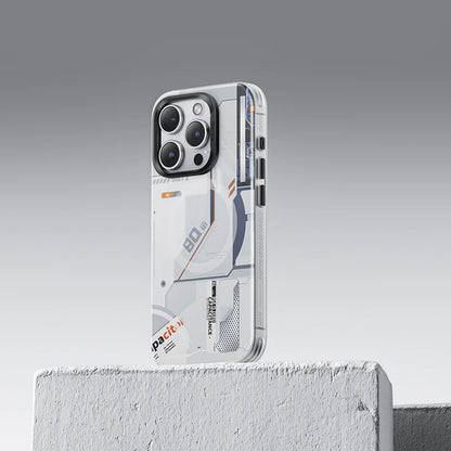 iPhone 14 Pro Max Kılıf M-safe Şarj Özellikli Mekanik Tasarımlı Benks Perspective Serisi Kapak