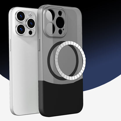 Apple iPhone 14 Pro Max Kılıf M-Safe Şarj Özellikli Mıknatıslı Zore Duble Kapak