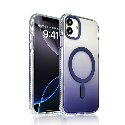 Apple iPhone 14 Pro Max Kılıf M-safe Şarj Özellikli Transparan Renk Geçişli Zore Toros Kapak