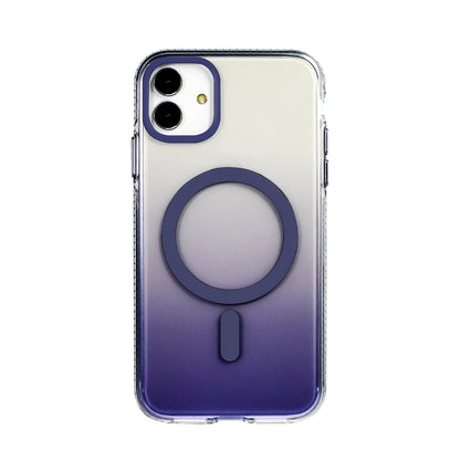 Apple iPhone 14 Pro Max Kılıf M-safe Şarj Özellikli Transparan Renk Geçişli Zore Toros Kapak