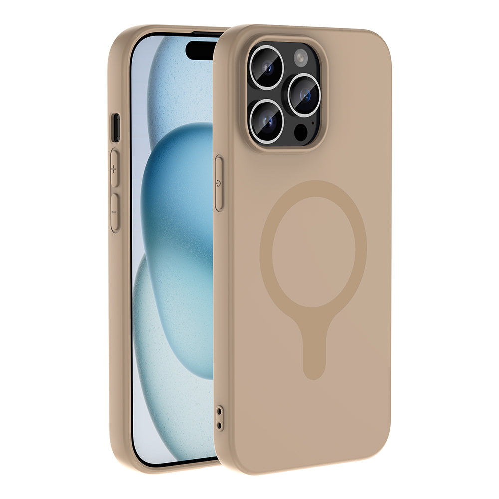 Apple iPhone 14 Pro Max Kılıf M-Safe Şarj Özellikli Zore Aris Silikon Kapak