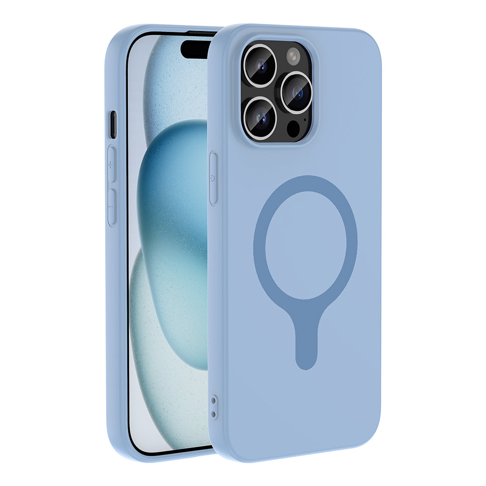 Apple iPhone 14 Pro Max Kılıf M-Safe Şarj Özellikli Zore Aris Silikon Kapak