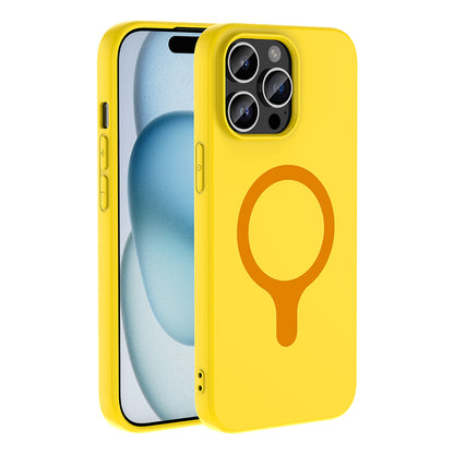 Apple iPhone 14 Pro Max Kılıf M-Safe Şarj Özellikli Zore Aris Silikon Kapak