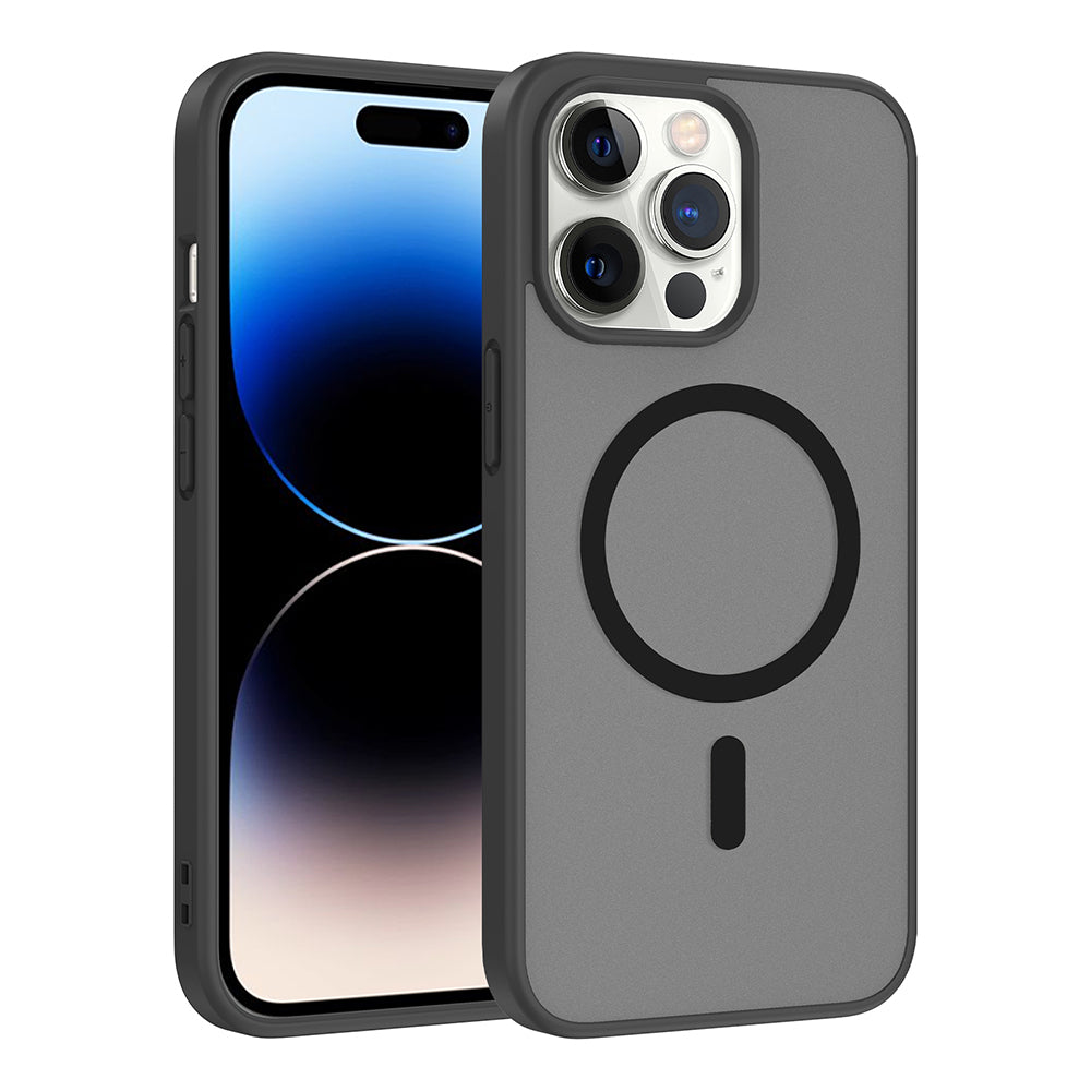 Apple iPhone 14 Pro Max Kılıf M-safe Şarj Özellikli Zore Babet Kapak