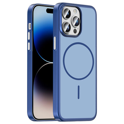 Apple iPhone 14 Pro Max Kılıf M-Safe Şarj Özellikli Zore Lora PC Kapak