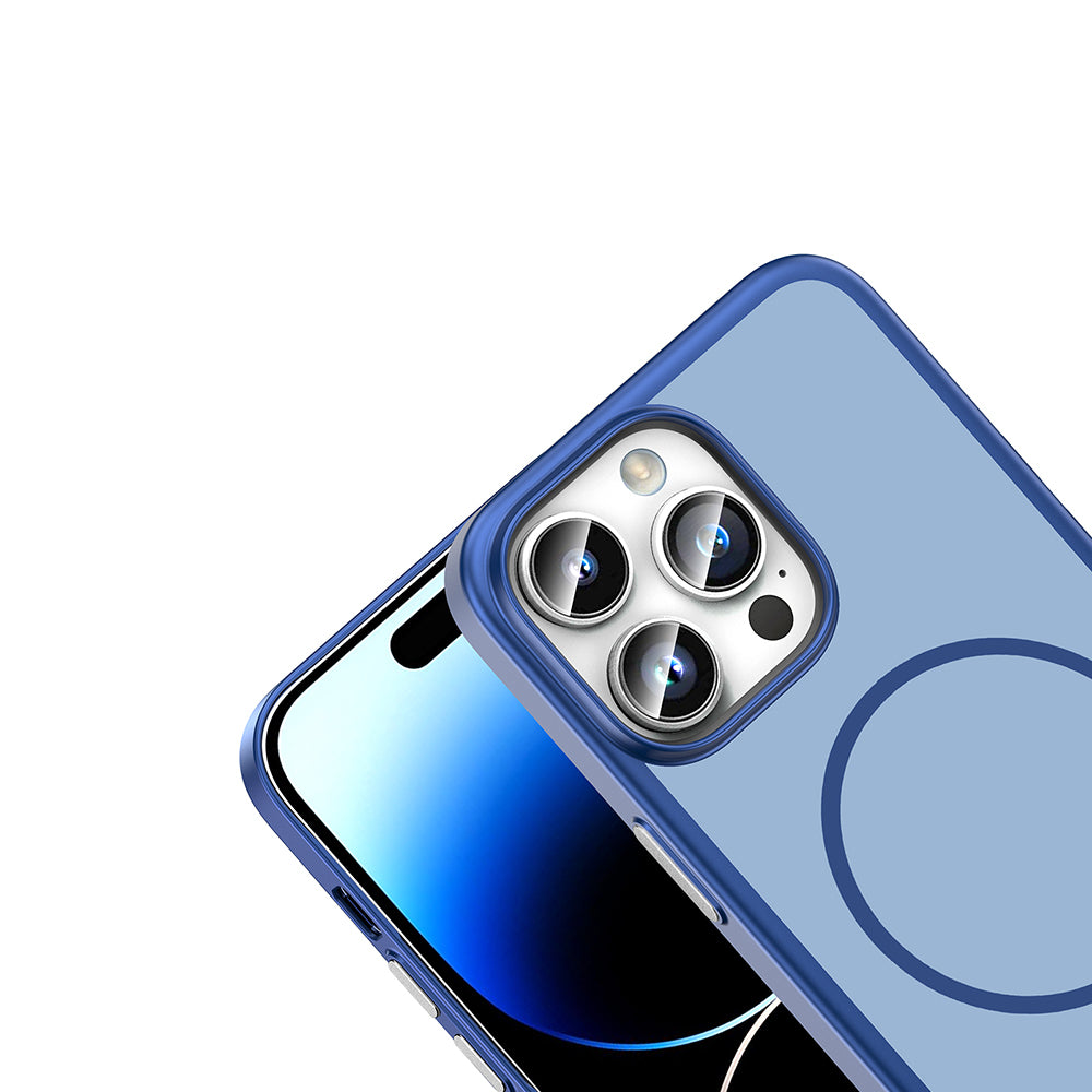 Apple iPhone 14 Pro Max Kılıf M-Safe Şarj Özellikli Zore Lora PC Kapak