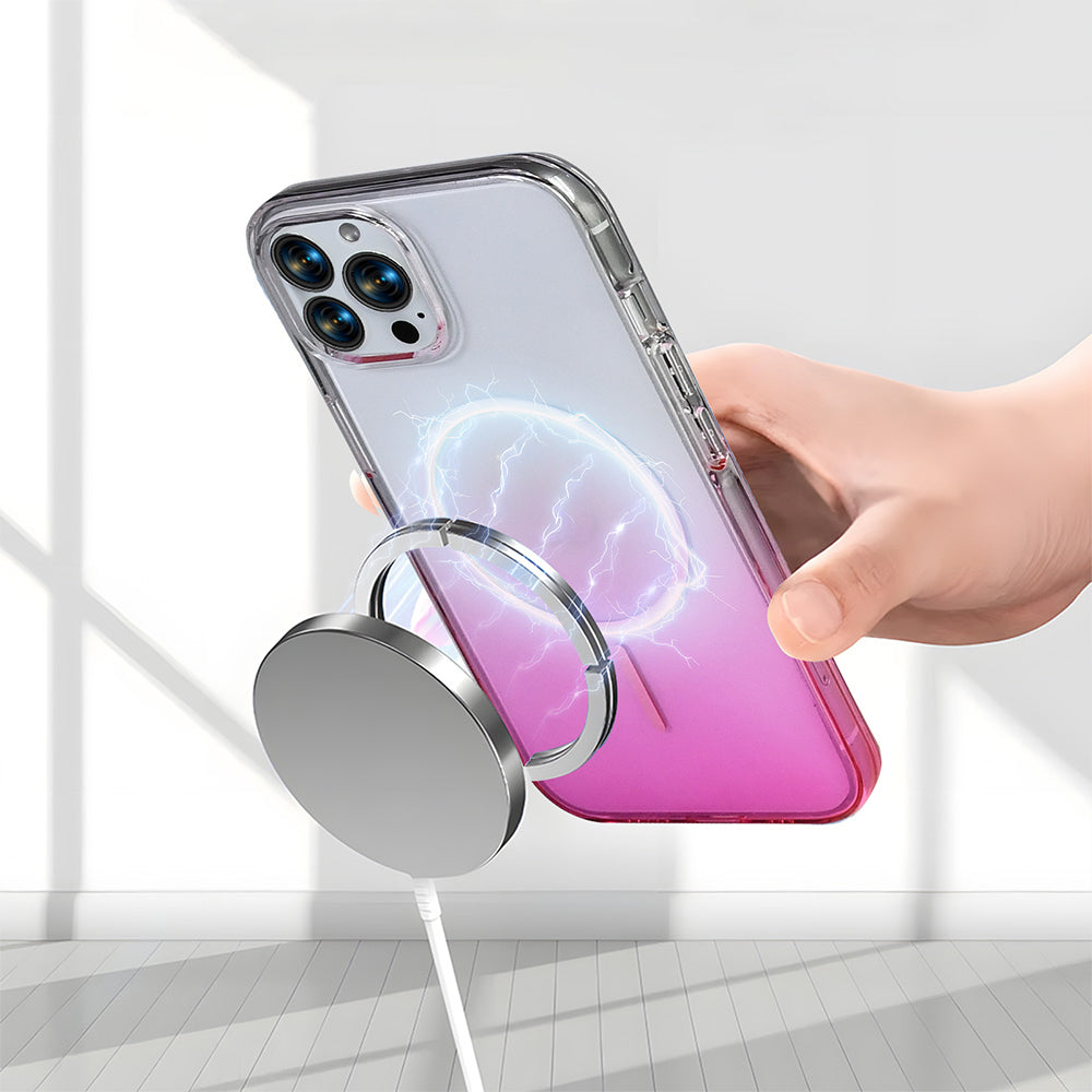 Apple iPhone 14 Pro Max Kılıf M-Safe Şarj Özellikli Zore Septik Silikon Kapak